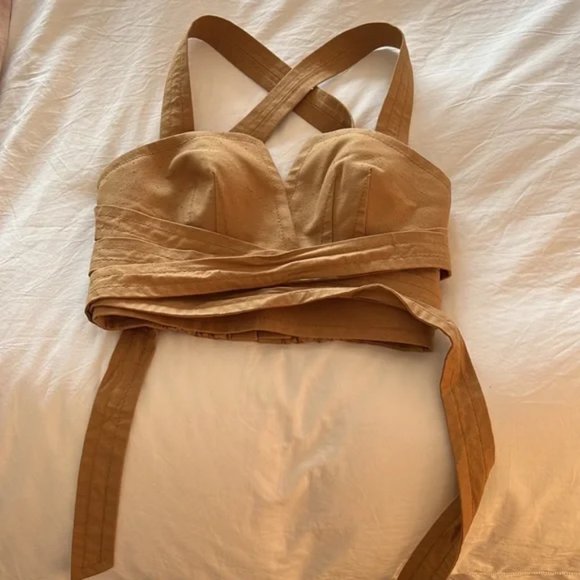 Zimmermann Tops - New Zimmerman Postcard Bustier Wrap Top